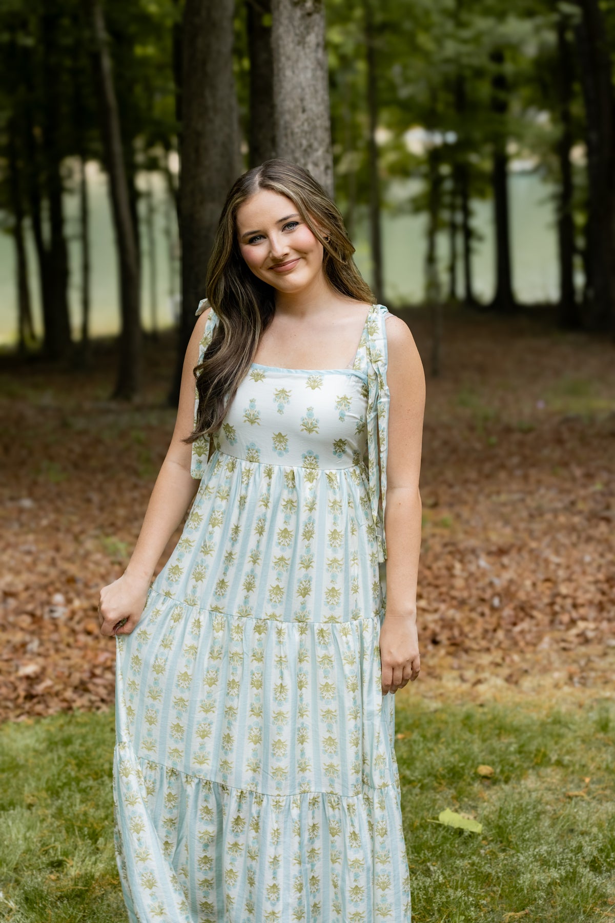 Willow Breeze Dress: SAGE MULTI
