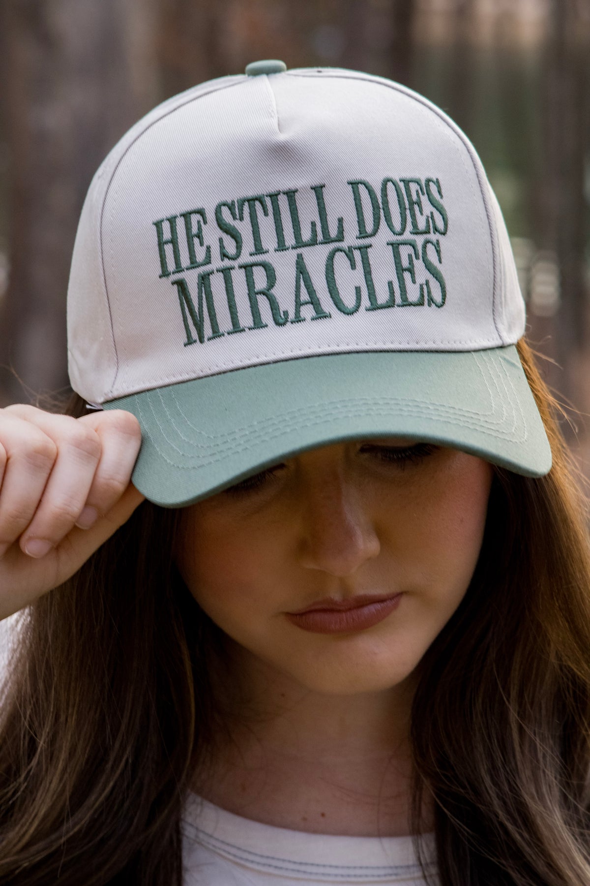 “He Still Does Miracles” Two-Tone Corduroy Cap
