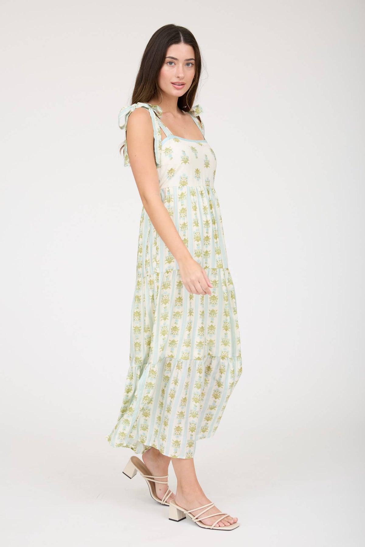 Willow Breeze Dress: SAGE MULTI